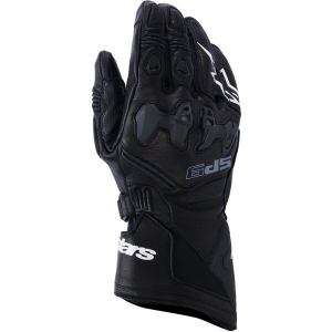 Manusi de piele sport ALPINESTARS SP-9 S Negru/Alb, 6