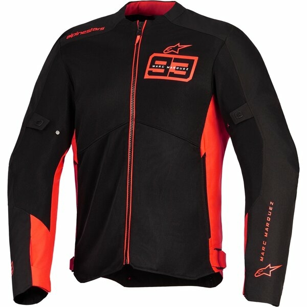 Geaca textil de vara ALPINESTARS MM93 C-1 AIR S Rosu fluo/Rosu/Negru, 5