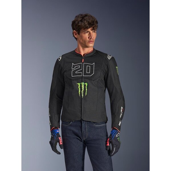 Geaca textil de vara ALPINESTARS FQ20 T-SPS AIR V2 MONSTER S Negru/Alb, 4