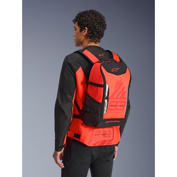 Rucsac ALPINESTARS MM93 AMP3 BACKPACK Rosu fluo/Rosu/Negru, 5