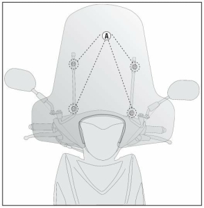 Kit fixare parbriz Suzuki Address