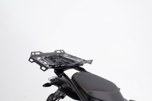 Extensie suport bagaje pentru Street-Rack 45x30 cm. Quick-Lock. Aluminium. Negru