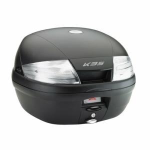 Top Case Kappa Monolock 35 litri negru cu catadioptri fumurii