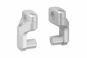 Relocare ghidon Vario D.28 mm. Cu pozitionare reglabila. Argintiu