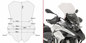 Parbriz Transparent Givi Benelli TRK502   TRK502 X (17-)