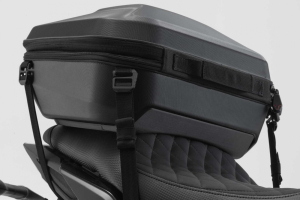 Urban ABS top case 16-29 l. Lashing option. ABS plastic. Negru.