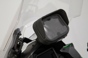 Suport Quick-Lock cu absorbant soc pentru GPS Negru. Kawasaki Versys 1000 (18-).