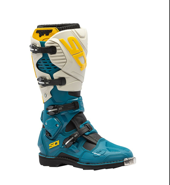 Cizme Moto MX/Enduro Crossfire 3 Albastru/Galben, 2