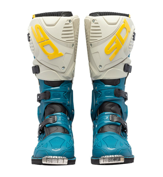 Cizme Moto MX/Enduro Crossfire 3 Albastru/Galben, 5