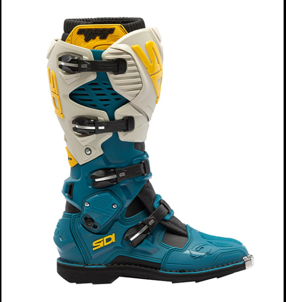 Cizme Moto MX/Enduro Crossfire 3 Albastru/Galben, 6