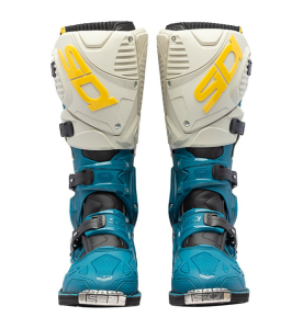 Cizme Moto MX/Enduro Crossfire 3 Albastru/Galben, 5