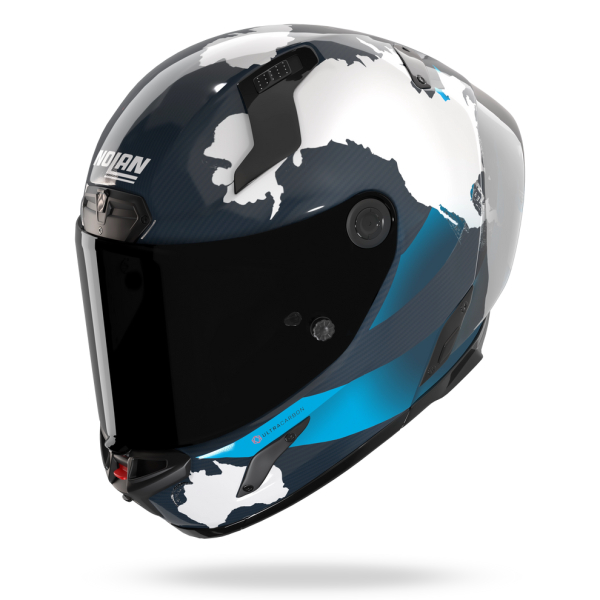 Casca Moto Full-Face X-804 RS Ultra Carbon Checa 30Th Anniversary Special Edition Albastru/Negru, 4