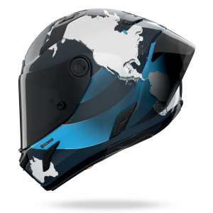 Casca Moto Full-Face X-804 RS Ultra Carbon Checa 30Th Anniversary Special Edition Albastru/Negru, 5