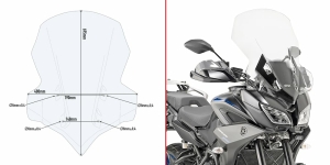 Parbriz Transparent Givi Yamaha Tracer 900   GT (18   20)