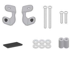 Kit fixare parbriz Givi BMW C 400 X - 5130DT