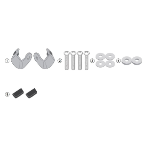 Kit fixare parbriz Givi BMW C 400 GT - 5132DT