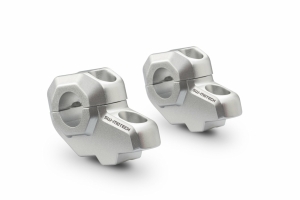 Relocare ghidon D. 22 mm H 30 mm. Back 21 mm argintiu