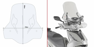 Kit specific pentru fixare6114DT Kymco Agility 300 R16 (19   20)
