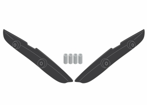 Kit Montare Suport Genti Laterale Textile Givi Fara Suport Top-Case Triumph Trident 660 (21-)