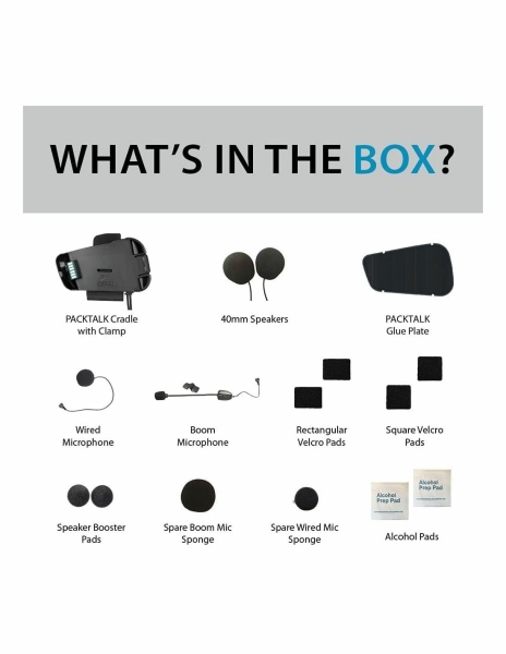 Kit pentru a doua casca Cardo Packtalk, 4