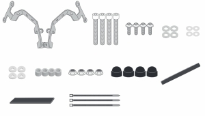 Kit Fixare Parbriz Givi CFMoto 650 NK - 1176A   1176ABL