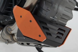 Scut motor frontal Portocaliu Negru. KTM 1290 Super Duke R   GT   Evo. Sw-Motech
