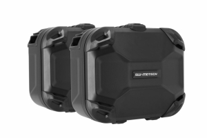 Sistem cutii laterale DUSC Negru 33 33 l. Moto Morini X-Cape 650 (21-). Sw-Motech