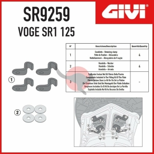 Suport Top Case GIVI Voge SR1 125 (125-)