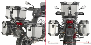 Suport Side Case Givi Monokey Cam-Side Trekker Outback PL ONE-FIT Motto Guzzi V85 TT (24)