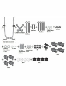 Kit fixare parbriz Peugeot Tweet 50-125-200 Fl Gt Allure (23)