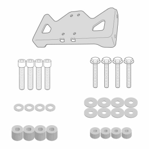 Kit fixare suport side case Givi