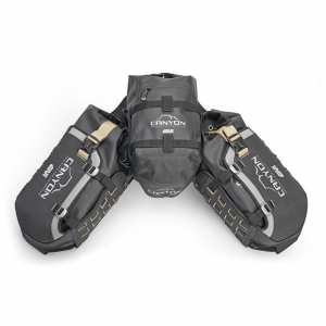 Set 3 genti modulare Givi Canyon de codita una de 12 litri si 2 de 16 litri