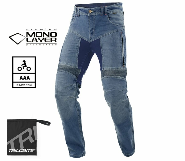 Blugi Trilobite Parado monolayer Slim Fit, Albastru, 3