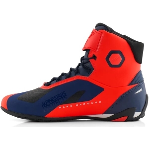 Ghete moto sport/touring ALPINESTARS FASTER-4 MM93 39 Rosu fluo/Rosu/Negru, 7