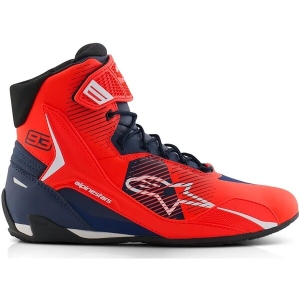 Ghete moto sport/touring ALPINESTARS FASTER-4 MM93 39 Rosu fluo/Rosu/Negru, 11