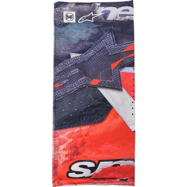 Protectie gat ALPINESTARS BUFF IGNITE NECK TUBE Negru/Rosu, 2
