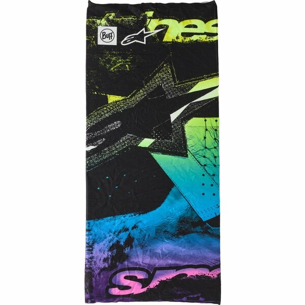 Protectie gat ALPINESTARS BUFF IGNITE NECK TUBE Negru/Rosu, 3