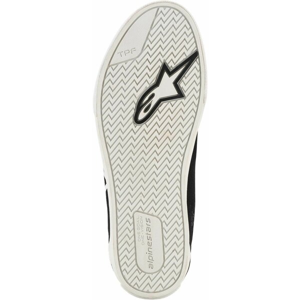Ghete moto ALPINESTARS RIDE-63 CANVAS 41 Alb/Negru/Carouri, 3