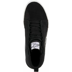 Ghete moto ALPINESTARS RIDE-63 CANVAS 41 Alb/Negru/Carouri, 19