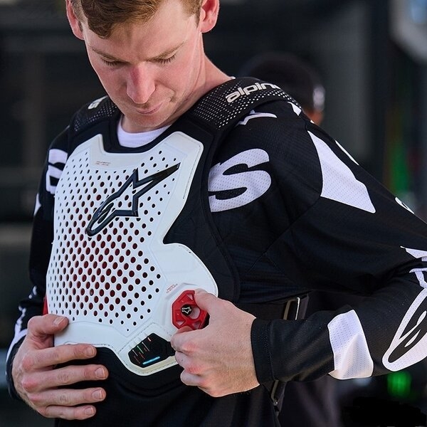 Vesta airbag ALPINESTARS TECH-AIR® MX S Alb/Negru, 4