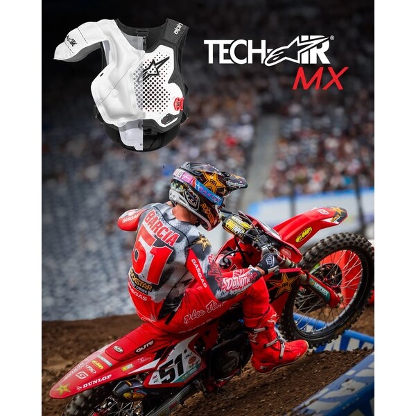 Vesta airbag ALPINESTARS TECH-AIR® MX S Alb/Negru, 7