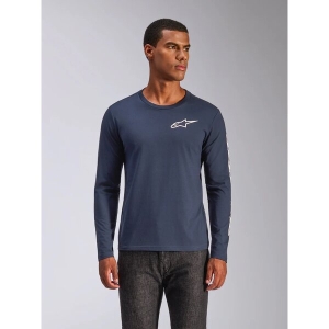 Tricou ALPINESTARS TRACKSIDE LS CSF M Alb/Negru