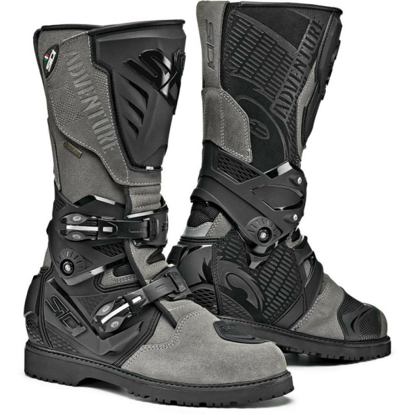 Cizme Moto Adventure 2 Gore-Tex Grey-Black, 2