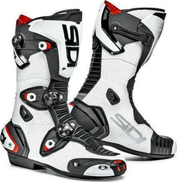 Cizme Moto Mag-1 Air White-Black, 3
