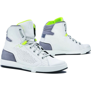 Cizme Moto Swift Flow White/Grey