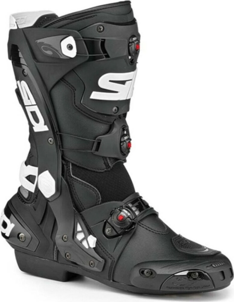 Cizme Moto Rex Black/White, 3