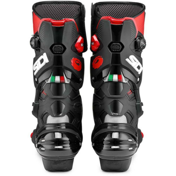 Cizme Moto Vertigo 2 Black/Red, 7