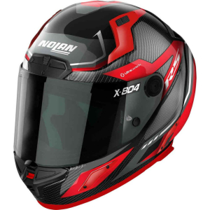 Casca Moto Full-Face X-804 Rs Ultra Carbon Maven Carbon Red/White/Grey 2024