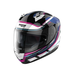 Casca Moto Full-Face N60-6 Special Metal Black White/Pink/Blue 24