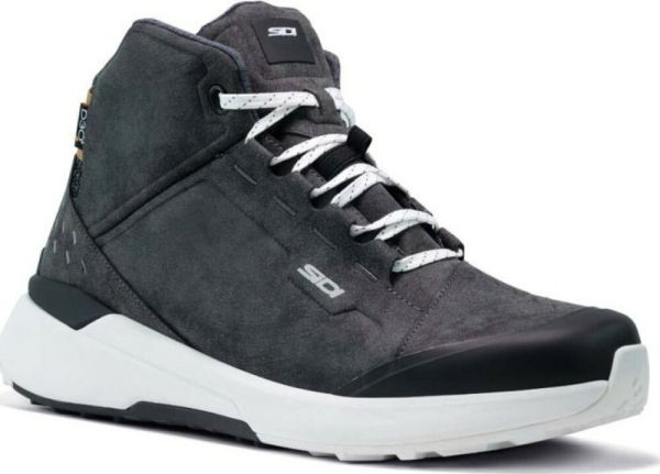 Cizme Moto Nucleus Suede WP Black White, 3